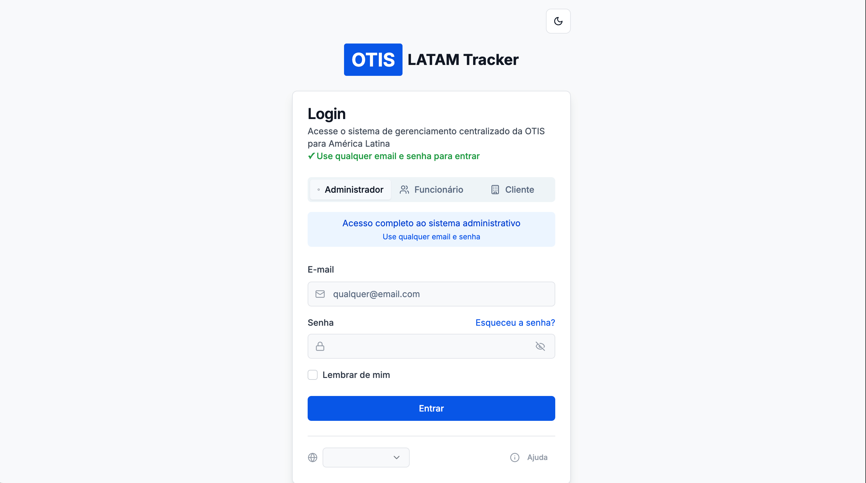 OTIS LATAM Track - Sistema de Rastreamento